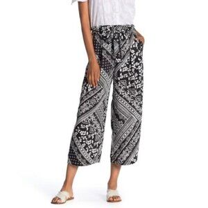 Laundry By Shelli Segal Paperbag Waist Pants Print